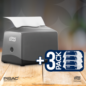 Promo Plus 100 Tork Gris + Servilletas