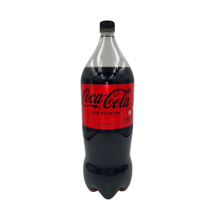 coca sin azucar 2.5 l